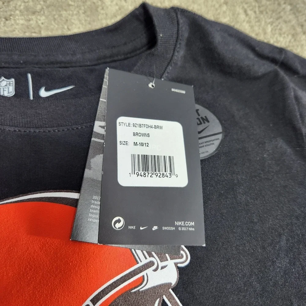 Cleveland‎ Browns Shirt Youth Medium Nike Salute To Service Engineered On Field